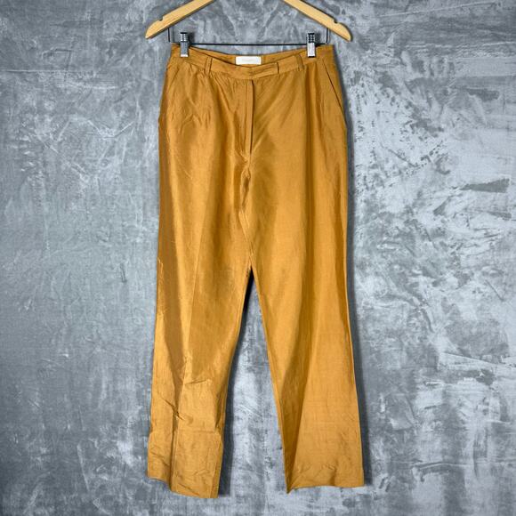 Vintage Peserico Trouser‎ Pants Size EU 44 Gold - Picture 1 of 12